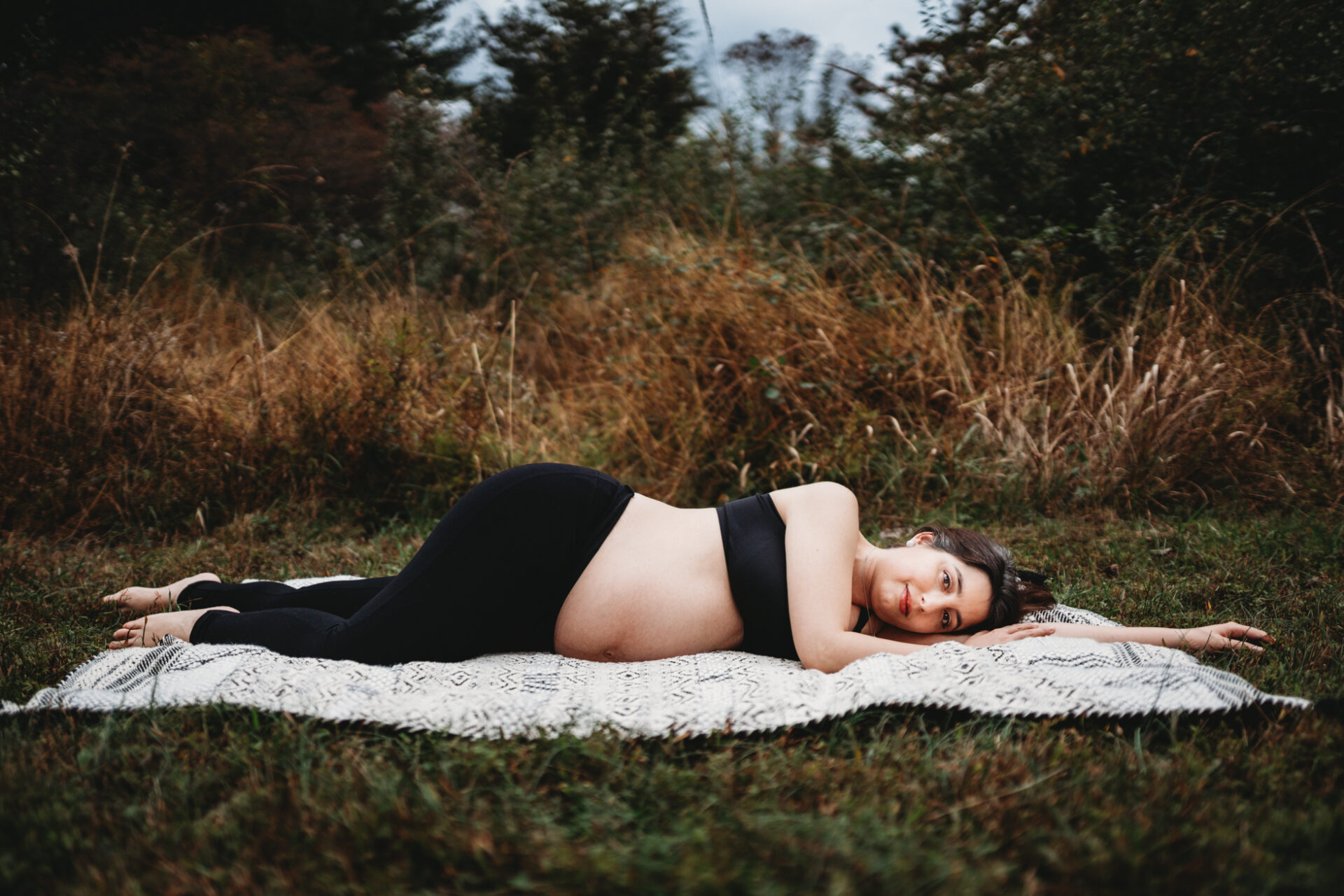 bare belly casual boudoir maternity pregnancy motherhood photo