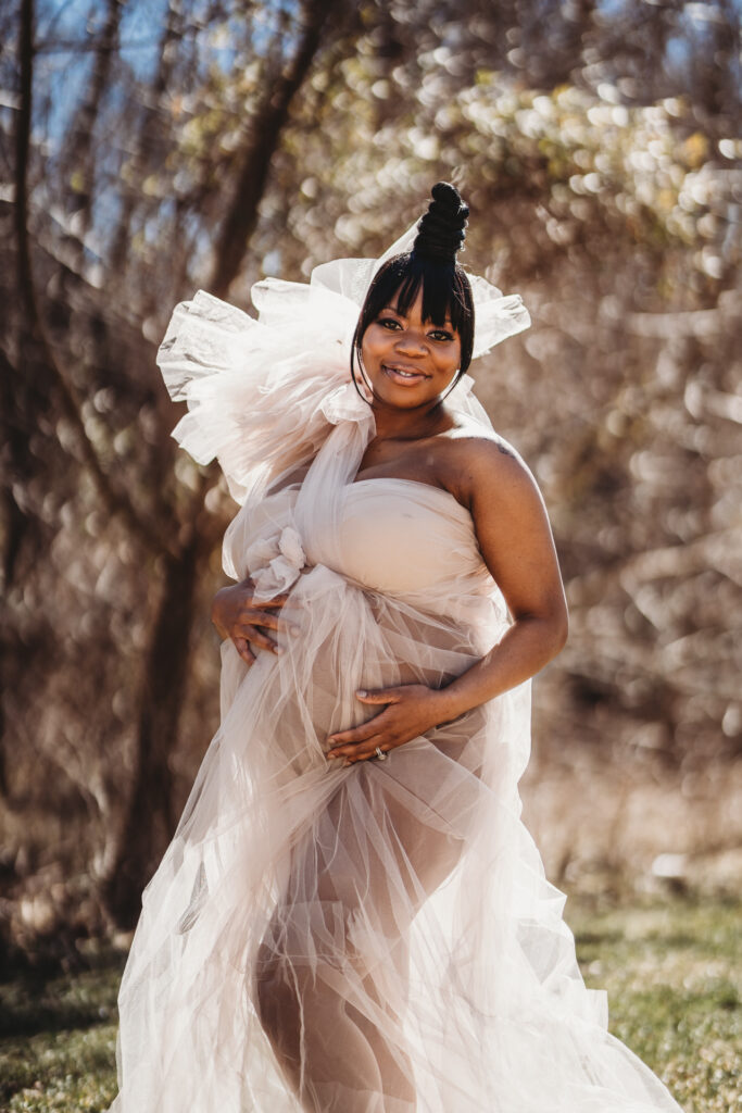 northern virginia glamorous maternity photos pregnancy gown